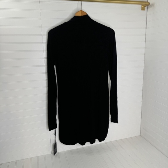 NEW Michael Lauren Black Dress Long Sleeve Medium - Picture 6 of 7